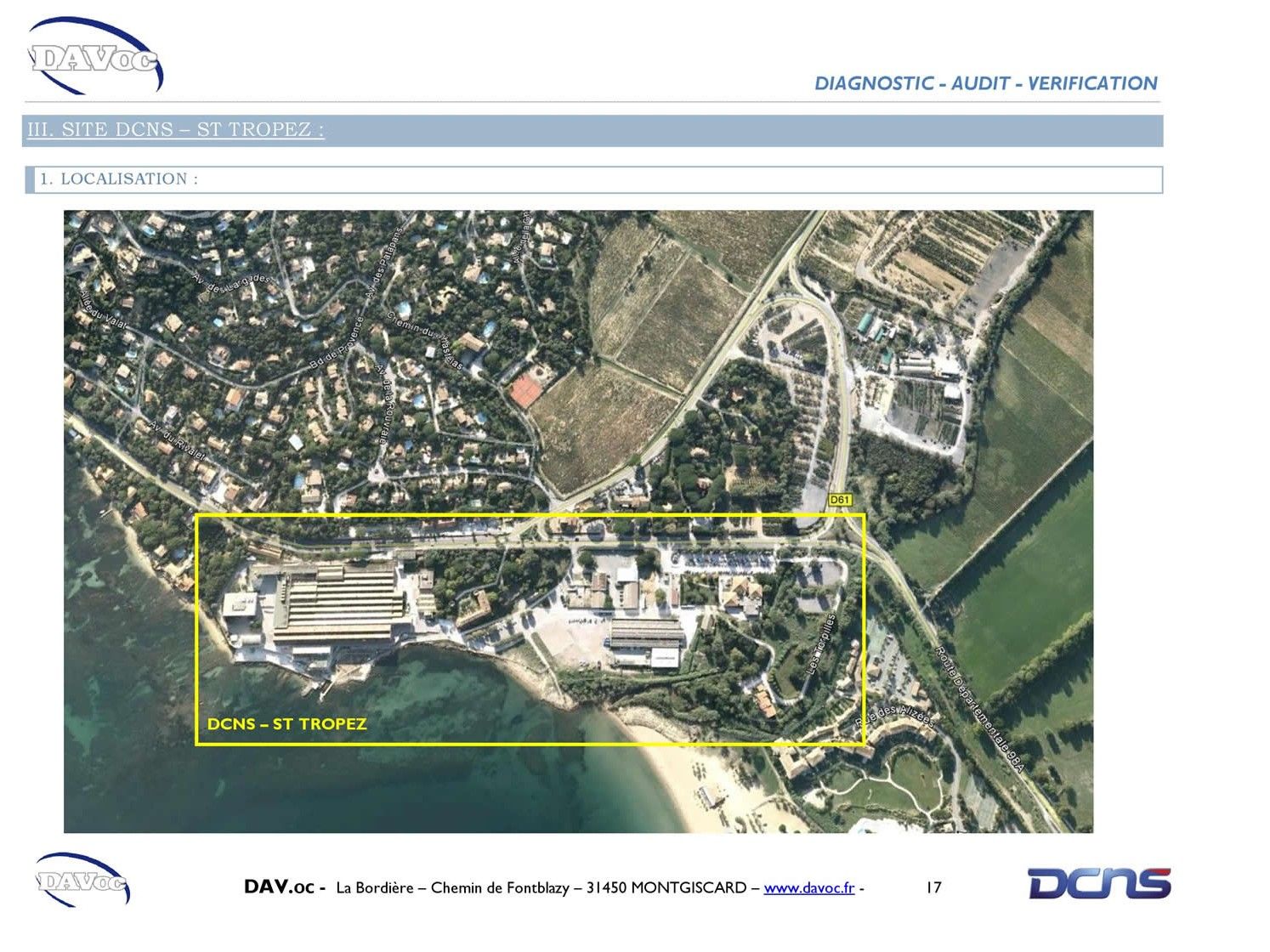 DCNS : Audit complet des couvertures pour sécurisation des accès et des postes de travail.